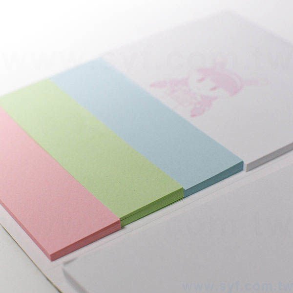 直式封卡便利貼-三合一N次貼單色印刷-封面單面彩色上霧膜-加鬆緊繩-6377-6